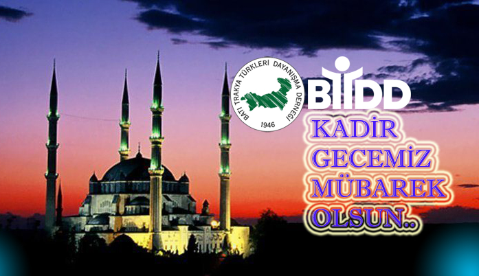 Kadir Gecesi Mübarek Olsun Kadir Gecesi Mübarek Olsun