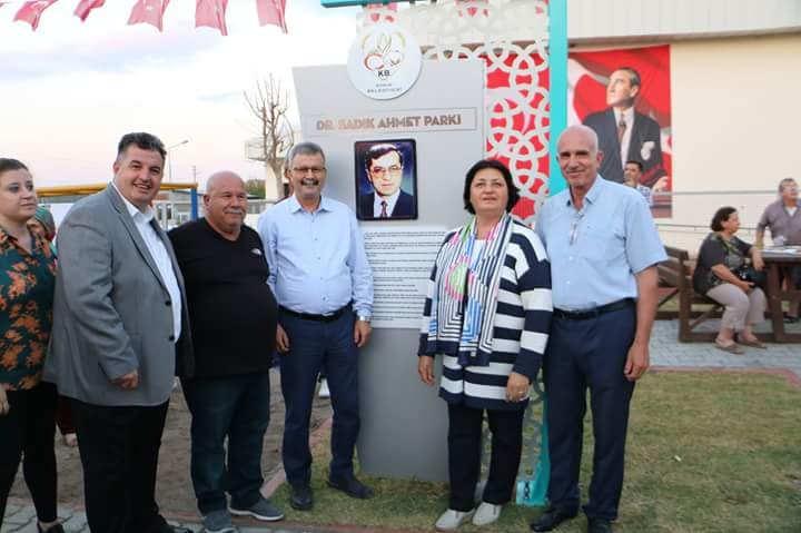 Kınık'ta Dr. Sadık Ahmet Parkı Açıldı Kınık'ta Dr. Sadık Ahmet Parkı Açıldı