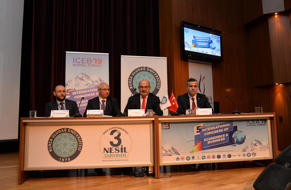 Uludağ Üniversitesi'nde Uluslararası Ekonomi ve İşletme Kongresi Uludağ Üniversitesi'nde Uluslararası Ekonomi ve İşletme Kongresi